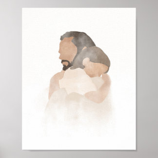 Christ's Embrace, Jesus, jesus painting, lds art Poster