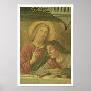 Christ's Head, from the Last Supper, 1480 (fresco) Poster