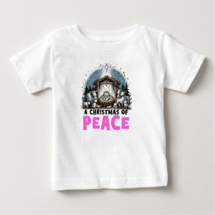 Christ's Nativity : A Christmas of Peace Baby T-Shirt
