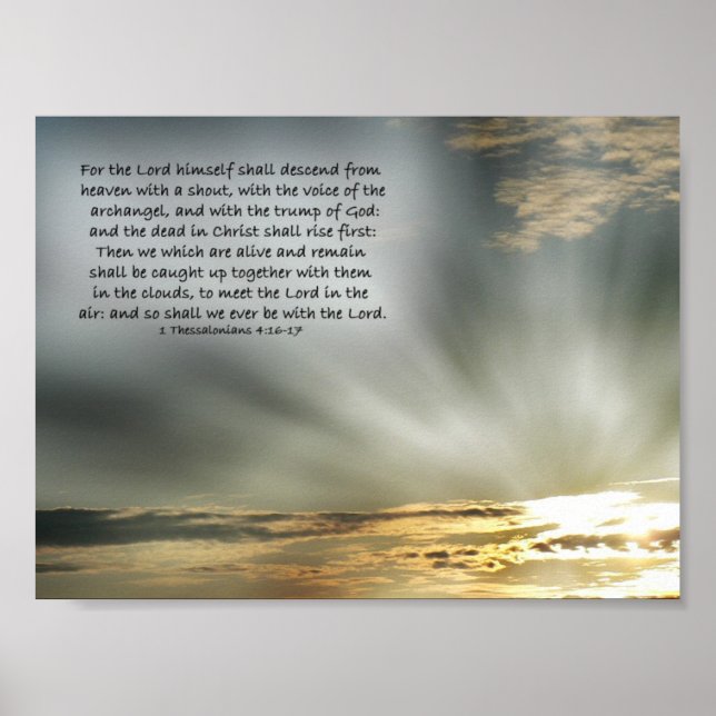 Christ's Return Poster (Front)