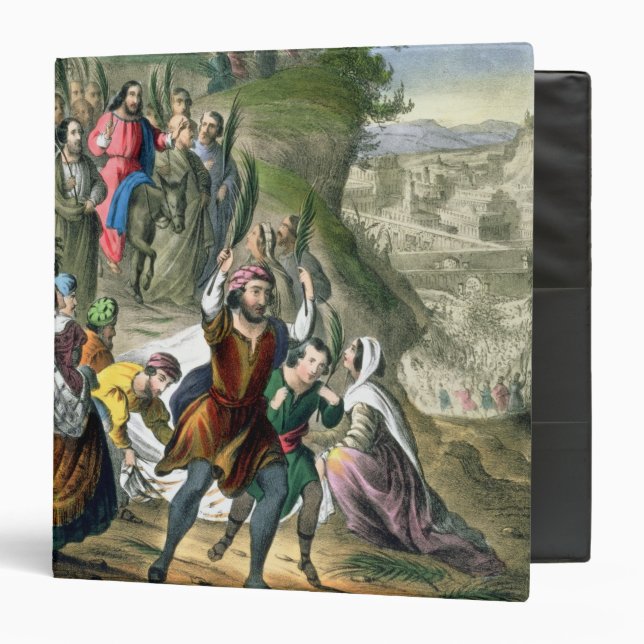 Christ's Triumphal Entry into Jerusalem, from a bi Binder (Front/Inside)
