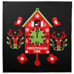 Christstollen Weihnachtsstollen Stollen Xmas Apron Cloth Napkin