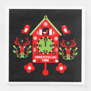 Christstollen Weihnachtsstollen Stollen Xmas Apron Paper Dinner Napkins