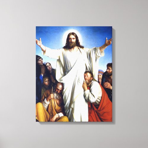 Christus Consolator by Carl Bloch Canvas Print