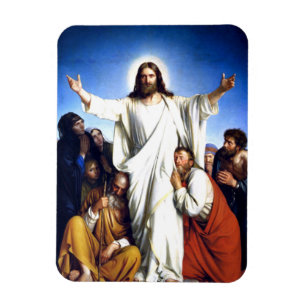Christus Consolator by Carl Bloch Magnet