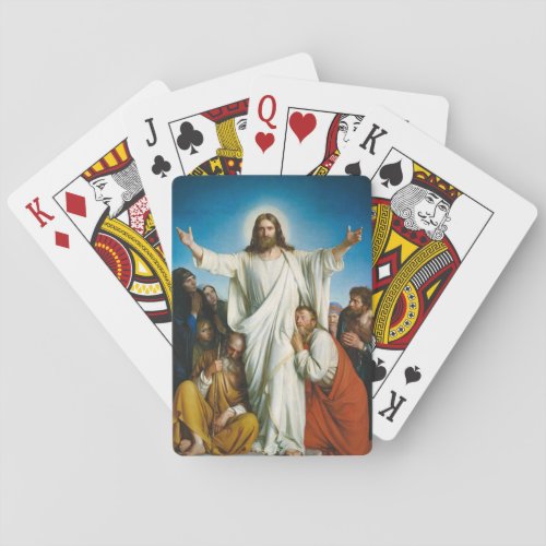 Christus Consolator by Carl Bloch Playing Cards
