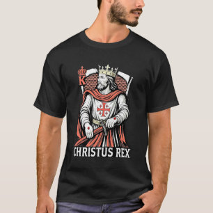 Christus Rex Catholic Christ the King Sacred Heart T-Shirt