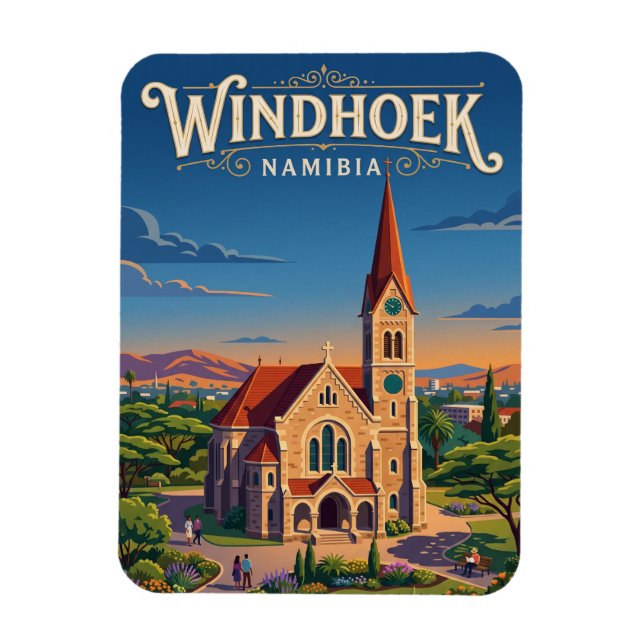 Christuskirche Namibia Magnet (Vertical)