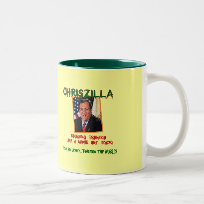 ChrisZILLA   Gov. Chris Christie Funny Mug