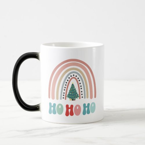 Chritmas rainbow tree with hohoho magic mug