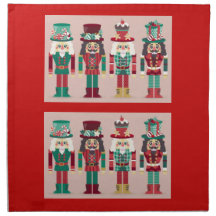 Chritsmas Napkins Nutckrackers decoration