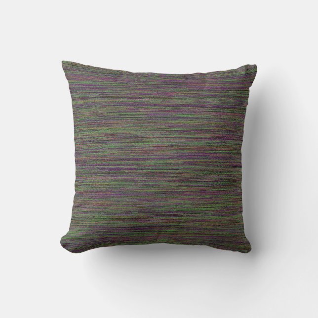 Chroma Denim Look Throw Pillow (Front)