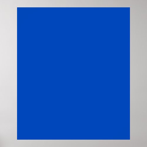 Chroma key colour Blue Poster