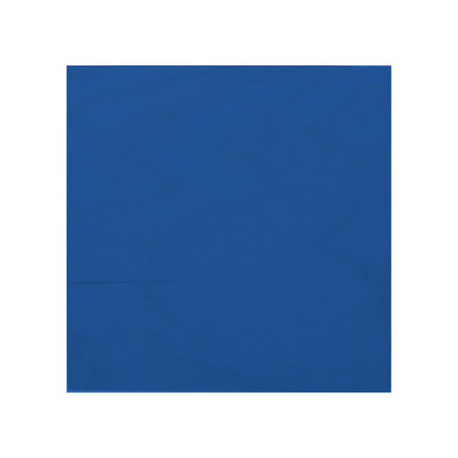 Chroma key colour Blue Wood Wall Art (Front)