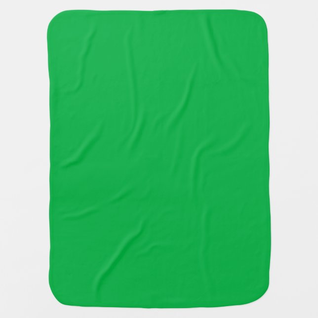 Chroma key colour Green Baby Blanket (Front)