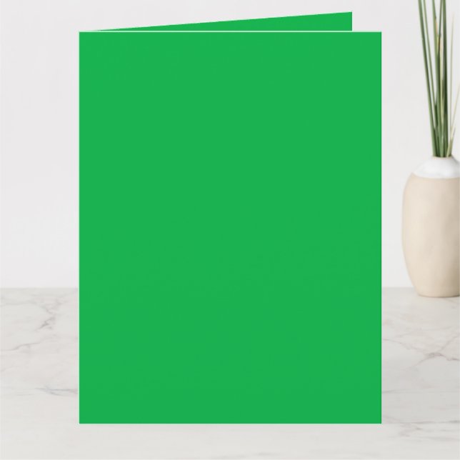 Chroma key colour Green Card (Front)