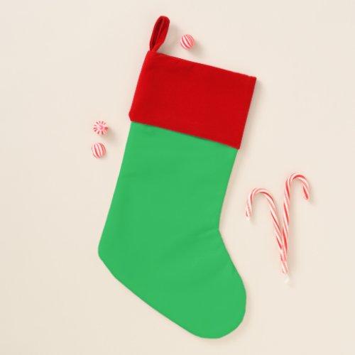 Chroma key colour Green Christmas Stocking