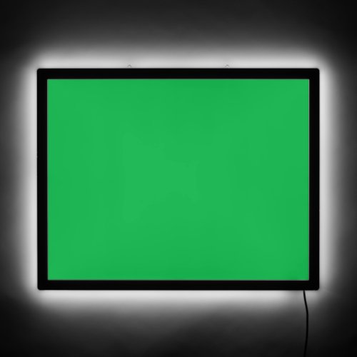 Chroma key colour Green LED Sign