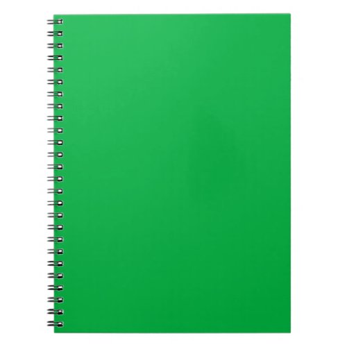 Chroma key colour Green Notebook