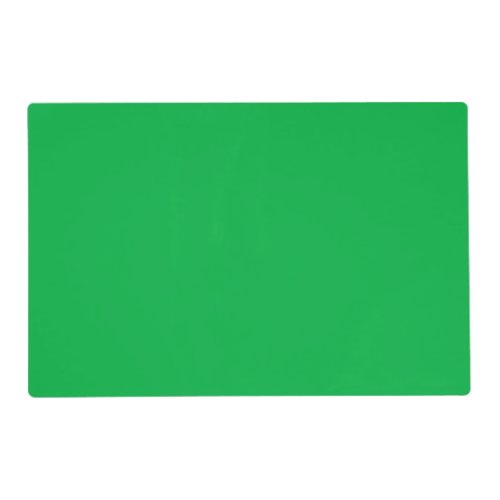 Chroma key colour Green Placemat