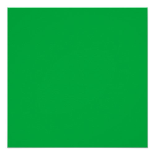 Chroma key colour Green Poster
