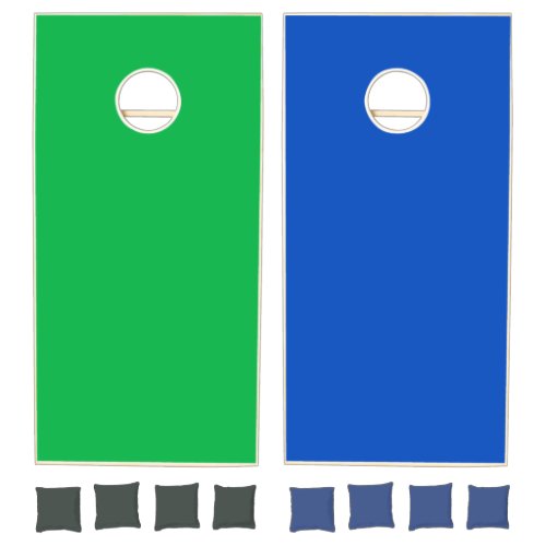 Chroma key colour Green Vs Blue Cornhole Set