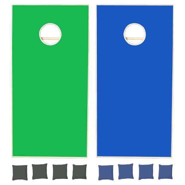 Chroma key colour Green Vs Blue Cornhole Set (Set)