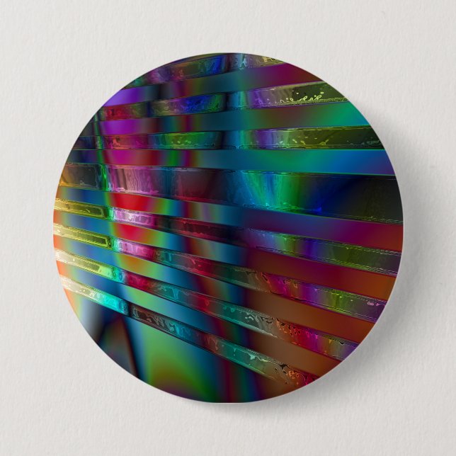Chroma Rays Pinback Button (Front)
