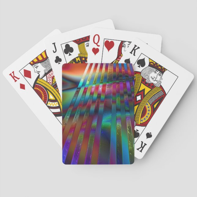 Chroma Rays Poker Cards (Back)