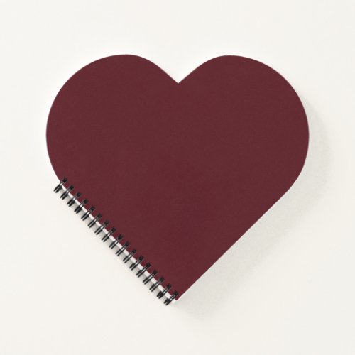 Chroma Textura _ Wine Heart_Shaped Spiral Notebook