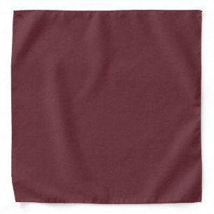 Chroma Textura - Wine Solid Color Bandana