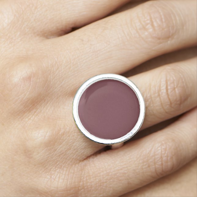 Chroma Textura - Wine Solid Color Ring (In Situ)