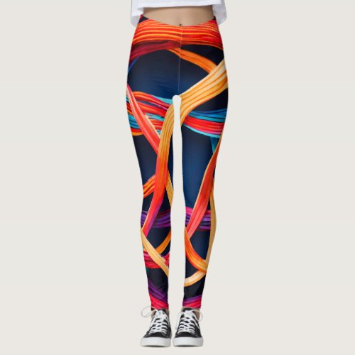 ChromaCord Vibrant Leggings for Limitless Style