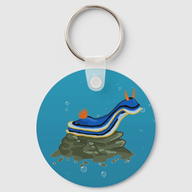 Chromadoris Nudibranch Keychain (Front)