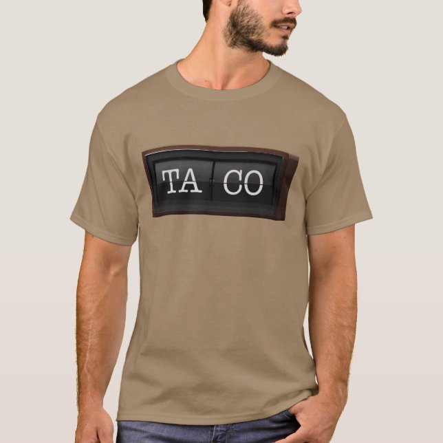 Chromatic Aberration Taco Clock T-Shirt (Front)