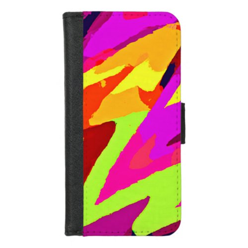 Chromatic Art Fusion iPhone 87 Wallet Case