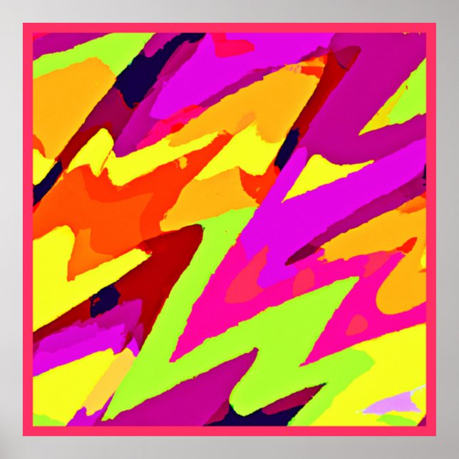 Chromatic Art Fusion Poster (Front)