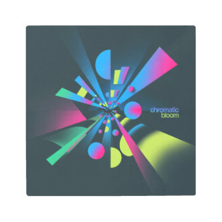 Chromatic Bloom Metal Print