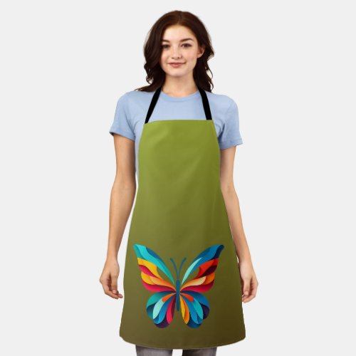 Chromatic Butterfly Apron