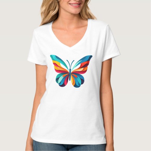Chromatic Butterfly T_Shirt