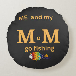 Chromatic Catch Round Pillow