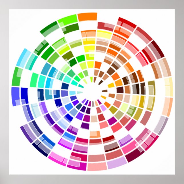 Chromatic circle poster (Front)