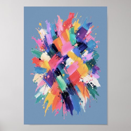 Chromatic Collision Poster