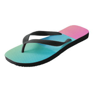 "Chromatic Comfort: Color Sleeper" Flip Flops