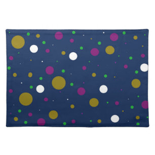 Chromatic Confetti  Cloth Placemat