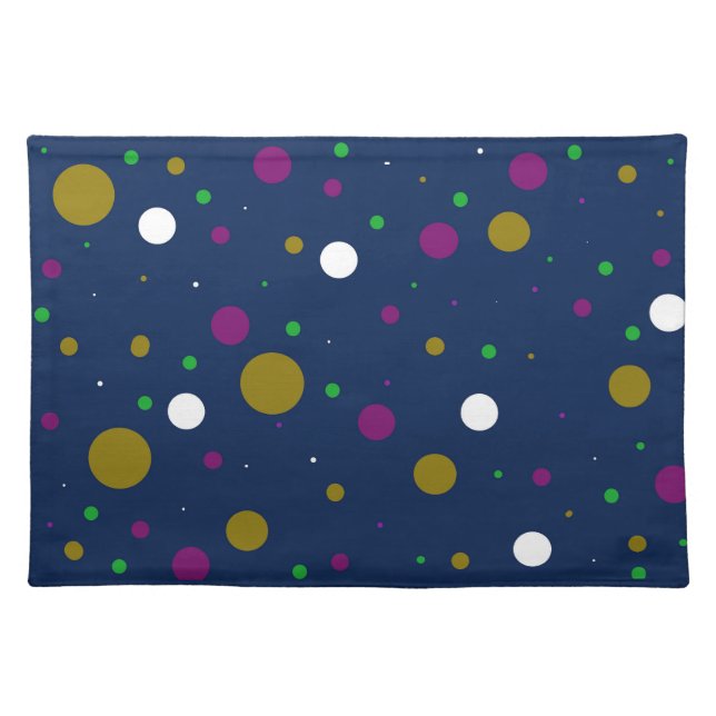 Chromatic Confetti  Cloth Placemat (Front)