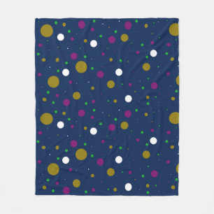 Chromatic Confetti  Fleece Blanket