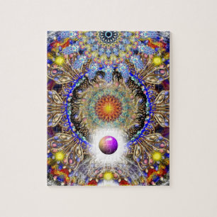 Chromatic Corridor Jigsaw Puzzle