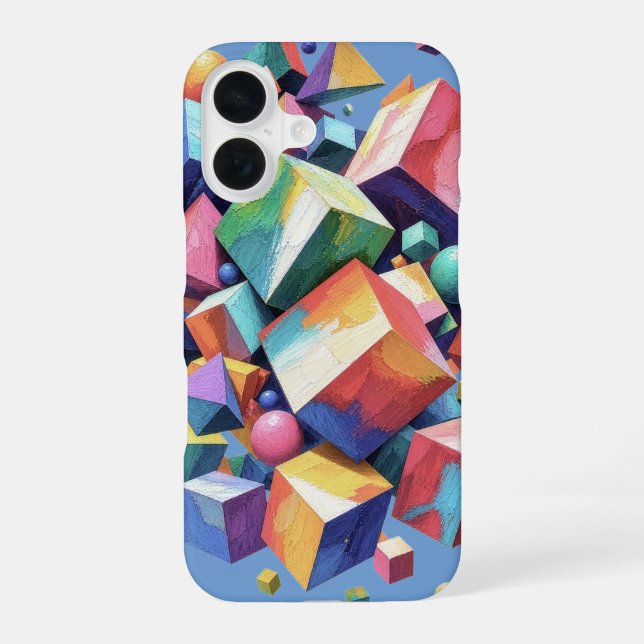 Chromatic Cube Symphony Iphone Case (Back)