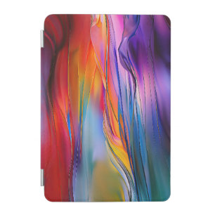 "Chromatic Currents" Contemporary Abstract iPad Mini Cover